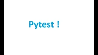 Python Unit Test, Pytest : Part 1