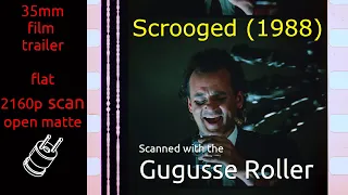 Scrooged (1988) 35mm film trailer, flat open matte, 2160p