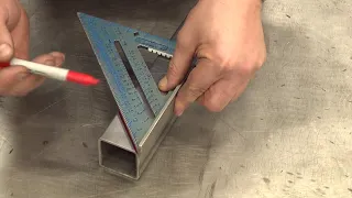 Cutting and Fitting Square Tubing