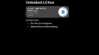 Unreleased Lil Kee - Ride With It #lilkee #idontownanycopyright #unreleased #4pf