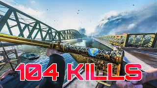 Battlefield V 104 Kills Sten Rotterdam Conquest Game 2