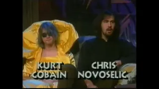 Kurt Cobain and Chris Novoselic interview