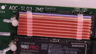 How to Install and Test Awxlumv M.2 Heatsink Pure Copper NVMe 2280 SSD