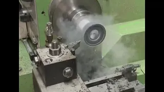 Cryogenic machining of a rubber part