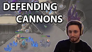 Over Analyzed TvP | Cannon Rush Defense Into Standard Play