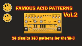 Famous Acid Patterns for TD-3 vol. 2