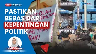 Gelar Dialog 'Mimbar Bebas Selamatkan Demokrasi', BEM Unitomo Pastikan Bebas dari Kepentingan Parpol