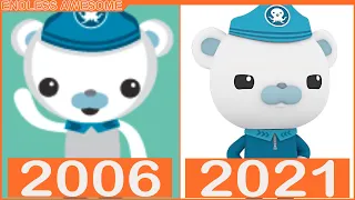 Octonauts Characters: Then & Now (2006 vs. 2021)