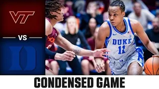 Virginia Tech vs. Duke Condensed Game | 2022-23 ACC Women’s Basketball