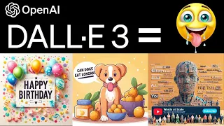 🔥DALL-E 3 is OUT and it's FREE [Logos, Text, Infographics]