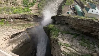 Сброс воды на Гунибской ГЭС