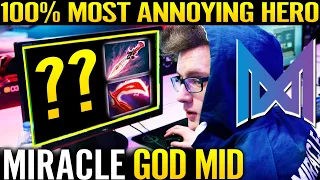 🔥 MIRACLE 100% Most Annoying Mid Hero - Hard Practice Puck For Wild Card Major 7.29 Dota 2 Pro Guide