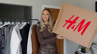 HUGE H&M NEW IN TRY ON HAUL - AUTUMN KNITWEAR