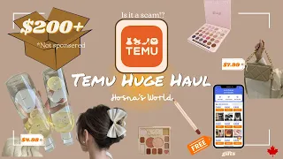 Huge Temu Unboxing | Temu Huge Haul | Aesthetic Shopping Haul | NEW Online Shopping store | +Bonus