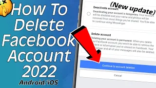 How To Delete Facebook Account 2022 |New Update