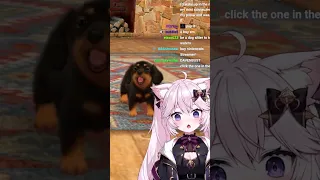 Catgirl Plays With A Puppy