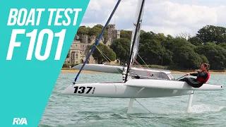 FANTASTIC FOILING TRIMARAN - Think foiling is too difficult for you? Try the F101 from Foiling World