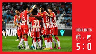 Crvena zvezda - Vojvodina 5:0, highlights