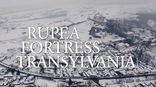 Winter time at Rupea Fortress in Transylvania / Romania