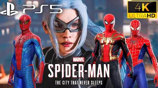 SPIDER-MAN REMASTERED (PS5) The Heist, Turf Wars, Silver Lining DLC Gameplay | Full Game 4K 60FPS