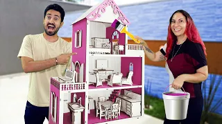 PINTAMOS E DECORAMOS A MELHOR MANSÃO DE BONECA | Gabriel e Shirley 2.0