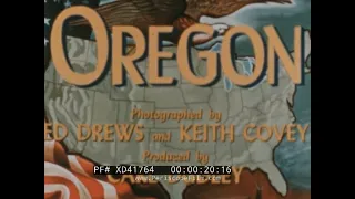 “ THIS LAND OF OURS: OREGON ” 1950s EDUCATIONAL TRAVELOGUE FILM   PORTLAND  SALEM  MT. HOOD  XD41764