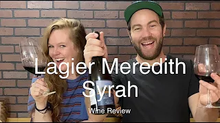 Napa Valley Syrah // Lagier Meredith Syrah Wine Review