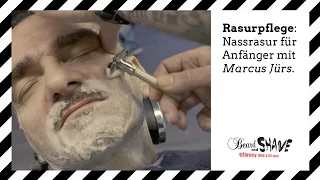 Rasurpflege: Die Nassrasur für Anfänger mit dem Rasierhobel - Marcus Jürs