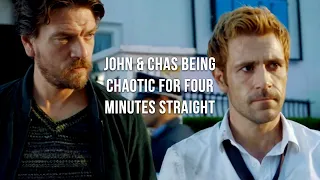 john & chas being chaotic for four minutes straight