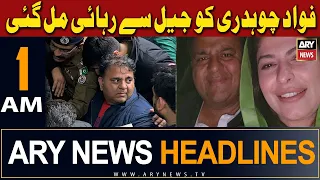 ARY News 1 AM Headlines | 6th April 2024 | Fawad Chaudhry Ko Jail Se Rihai Mil Gayi