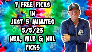 NBA, MLB, NHL  Best Bets for Today Picks & Predictions Friday 5/5/23 | 7 Picks in 5 Minutes