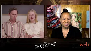 Elle Fanning & Nicholas Hoult on in-laws and pregnancy in Season 2 of Hulu's "The Great"