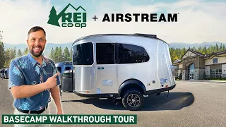 The COOLEST Airstream Trailer | 2023 REI 16X Basecamp - Walk Through
