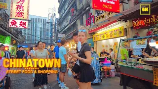 BANGKOK CHINATOWN , STREET FOOD & SHOPPING チャイナタウンで観光！(April 2023)