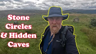 Searching for ROBIN HOOD'S Cave & Bronze Age STONE CIRCLES on a solo Peak District Hike