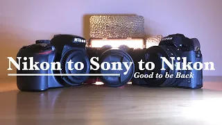 Nikon to Sony to Nikon, Good to be Back