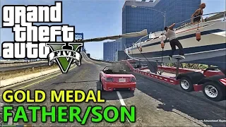 GTA 5 - Mission #4 - Father/Son [100% Gold Medal Walkthrough  (HD)