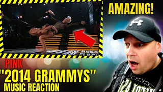 Pink - GRAMMYS 2014 - " TRY - JUST GIVE ME A REASON " [ Reaction ] | UK REACTOR |