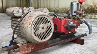 Restoration The Entire Large Pressure Washer // Restore The NaKaWa Car Wash Tool
