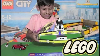 Building a lego boat / Lego city ferry boat 60119 review / lego speed time lapse build