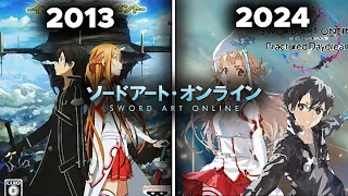 All Sword Art Online Video Games From 2012 - 2024 #evolution