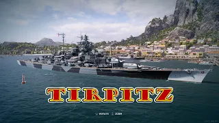 Meet The Tirpitz! Tier 7 German Battleship (World of Warships Legends Xbox One X) 4k