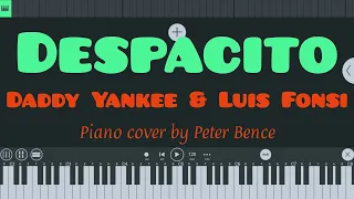 Daddy Yankee & Luis Fonsi - Despacito - piano cover by Peter Bence (tutorial transcription)