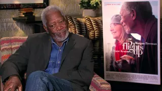 5 Flights Up: Morgan Freeman "Alex" Official Movie Interview | ScreenSlam