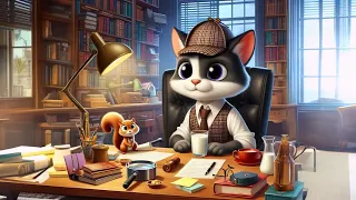 The Curious Case of Detective Paws... A Furry Mystery Adventure #cute #cartoon #baby