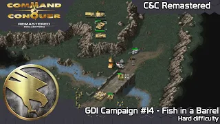 Command & Conquer Remastered - GDI mission #14 - Fish in a barrel (Hard Difficulty)