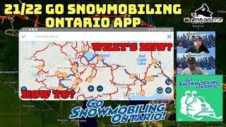 NEW FEATURES!! | Ride Tracking, Satellite View and More! | 2021-22 Go Snowmobiling Ontario App