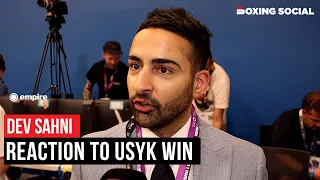 Dev Sahni REACTS To Tyson Fury Defeat To Oleksandr Usyk