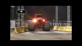 Grave Digger vs Zombie Monster Jam World Finals Racing Round 2 2016