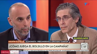 Agustín Etchebarne en El Juego Limpio, con D'attellis y Tombolini (20/7/2017)